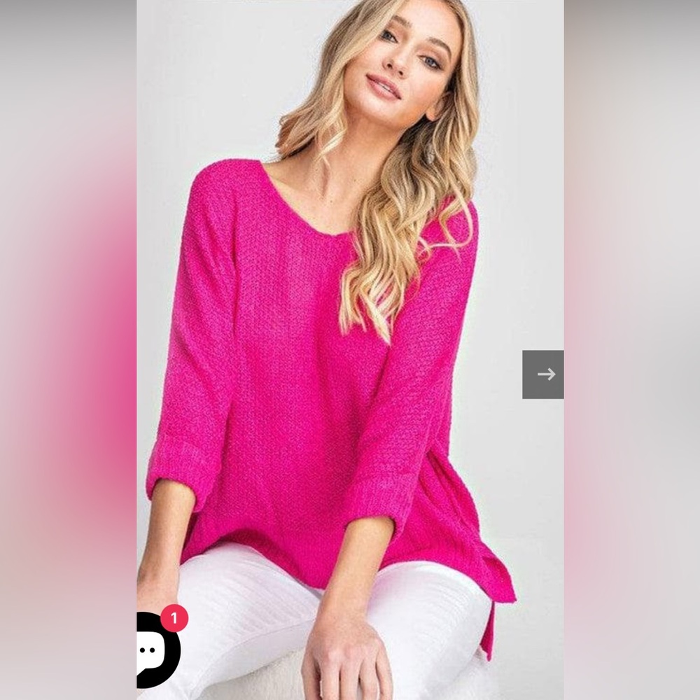eesome Crew Neck Knit Sweater